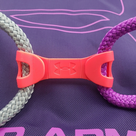 Under Armour Ozsee purple sackpack backpack gym bag - Picture 7 of 13